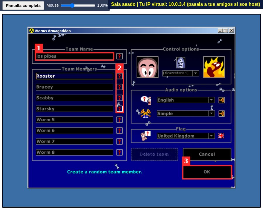 Editor de equipos